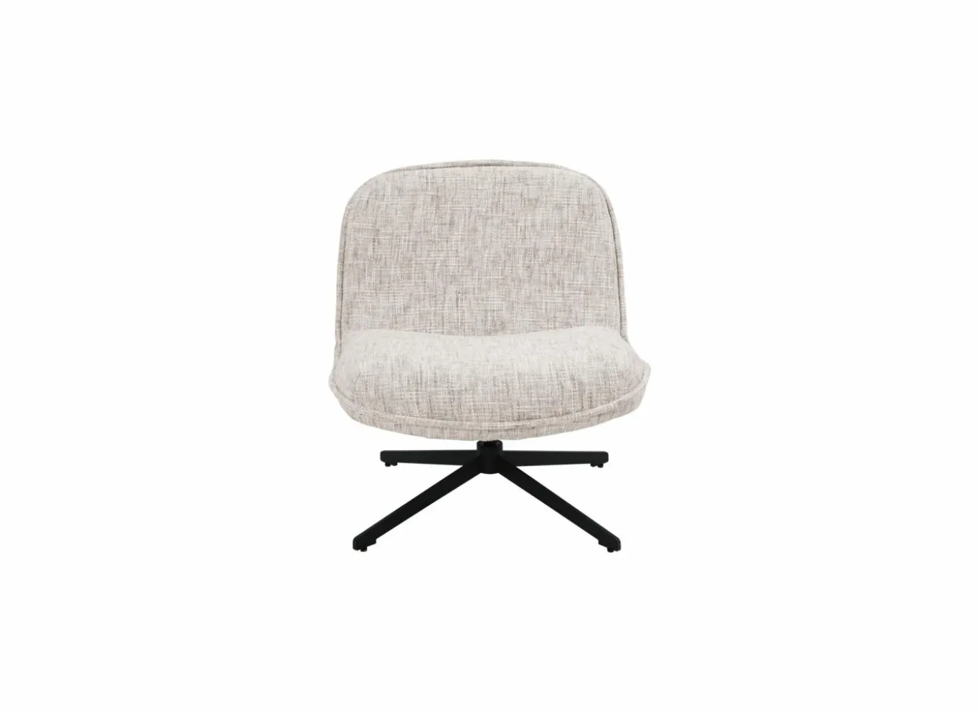 Draaifauteuil Area polyestervezel - beige - 76x70x80cm