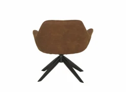 Draaifauteuil Catalano 80x75x78cm - stof - cognac
