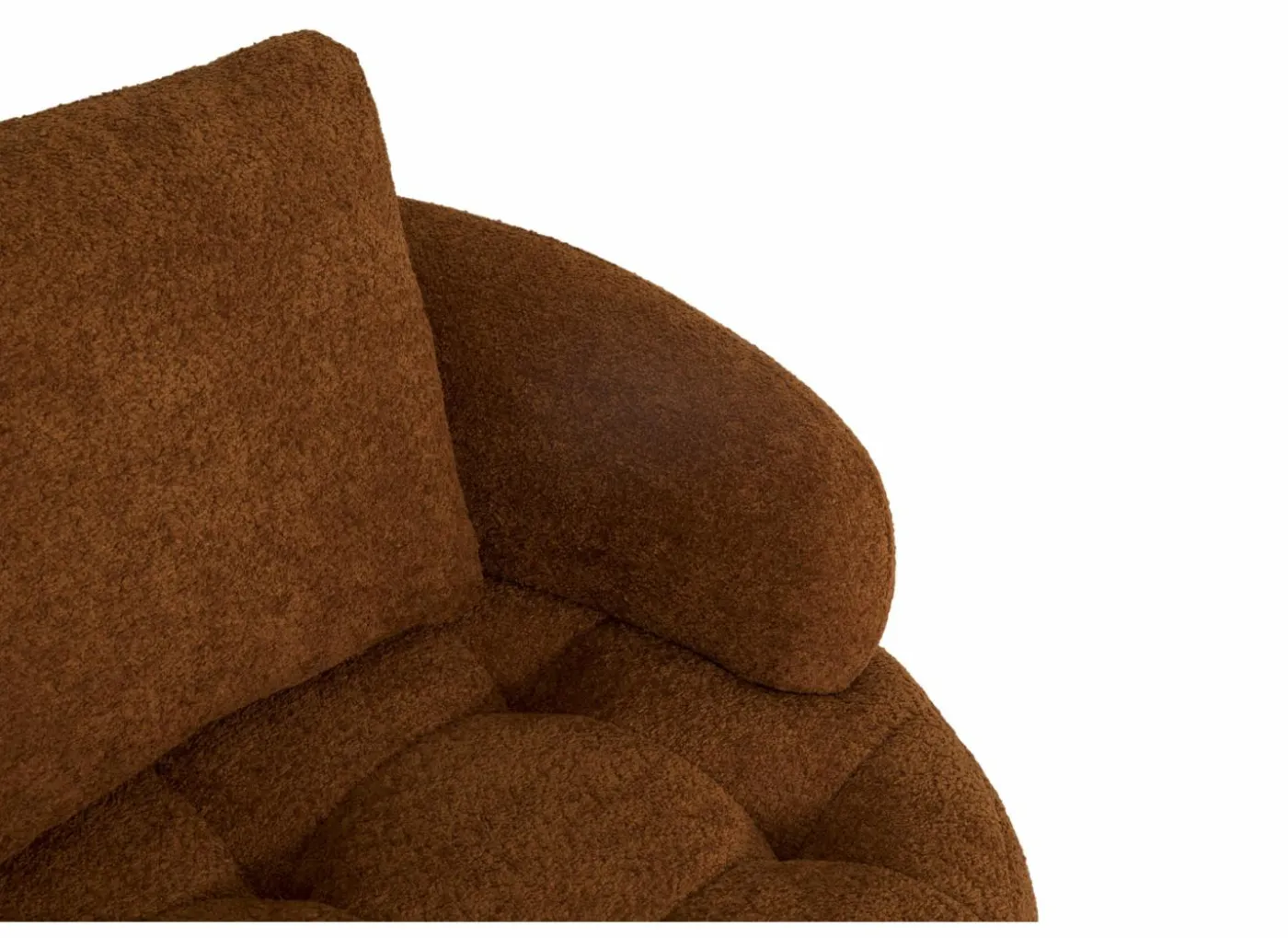 Draaifauteuil Lepanto stof - sunglow orange