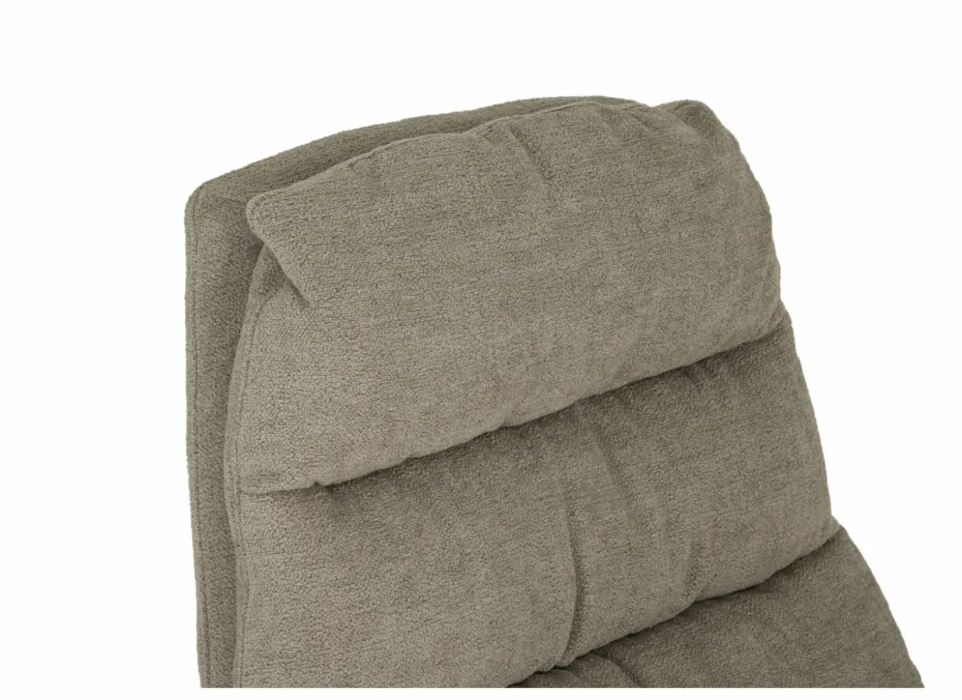 Draaifauteuil Pole Pole 82x92x100cm - stof - beige