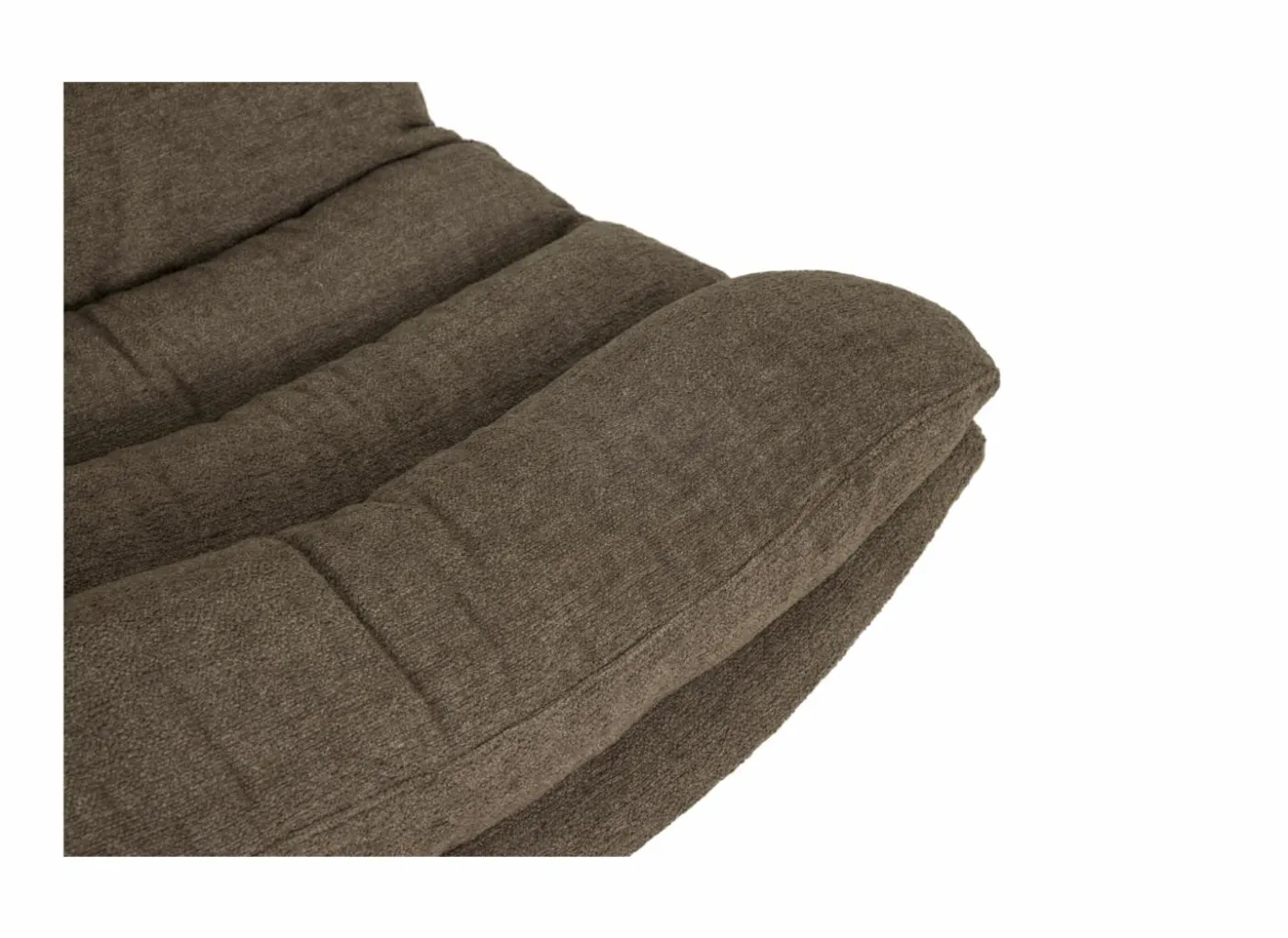Draaifauteuil Pole Pole 82x92x100cm - stof - bruin