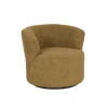 Draaifauteuil Vasto 83x80x71cm - stof - oker