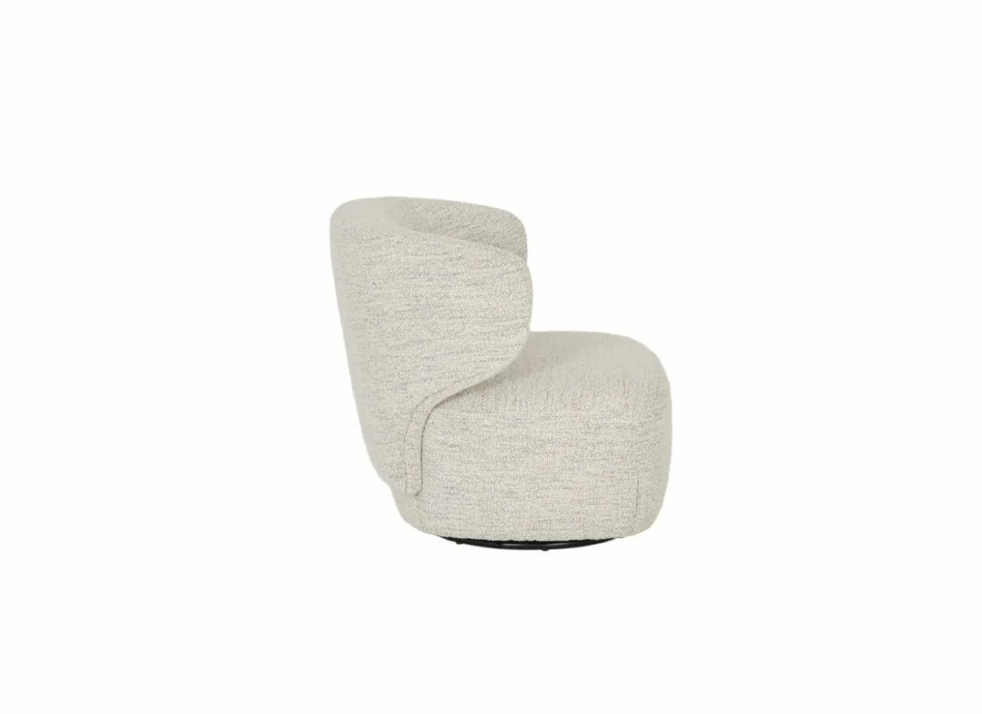 Draaifauteuil 80x81x70cm - katoen - merino katoen