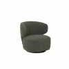 Draaifauteuil 80x81x70cm - katoen - chacha groen