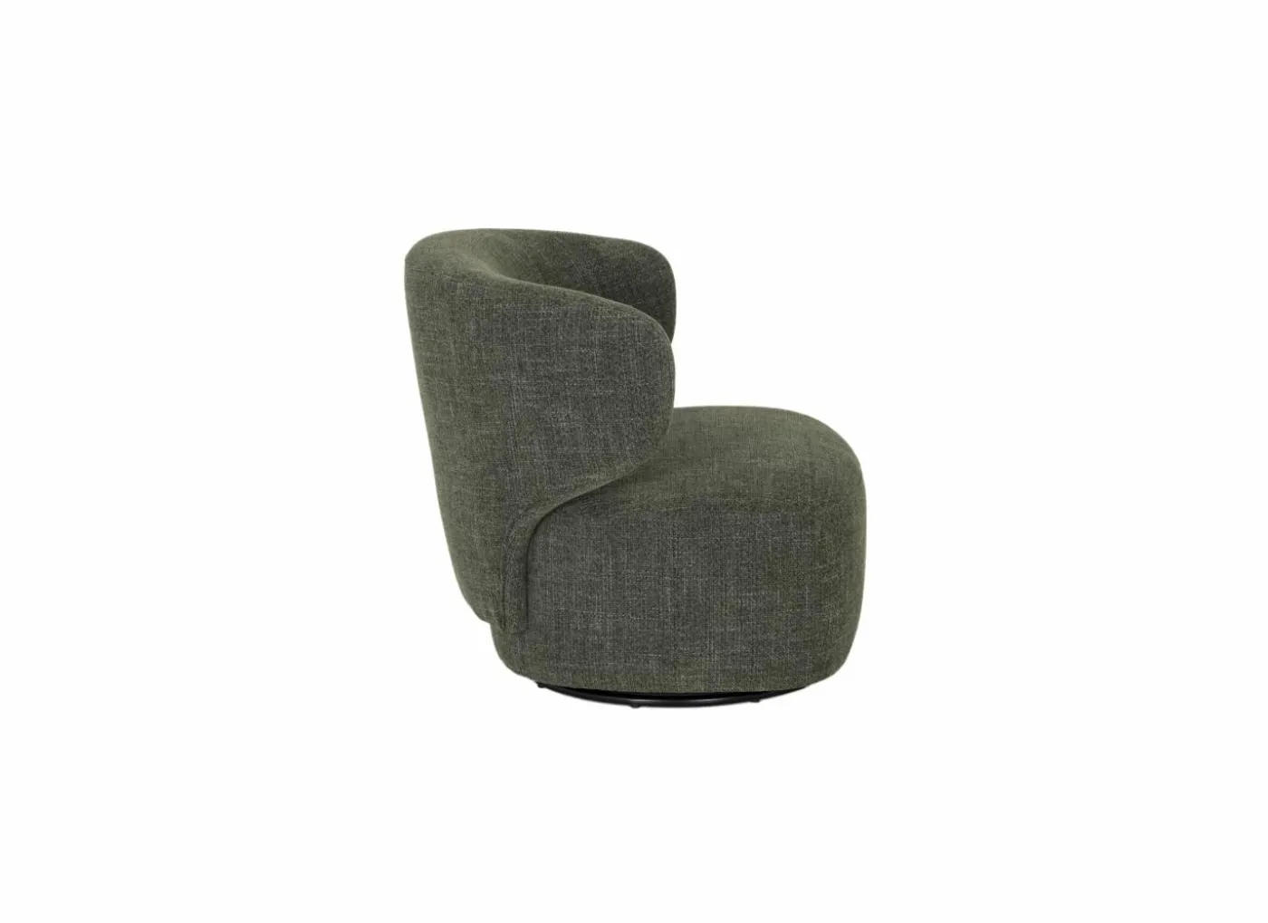 Draaifauteuil 80x81x70cm - katoen - chacha groen