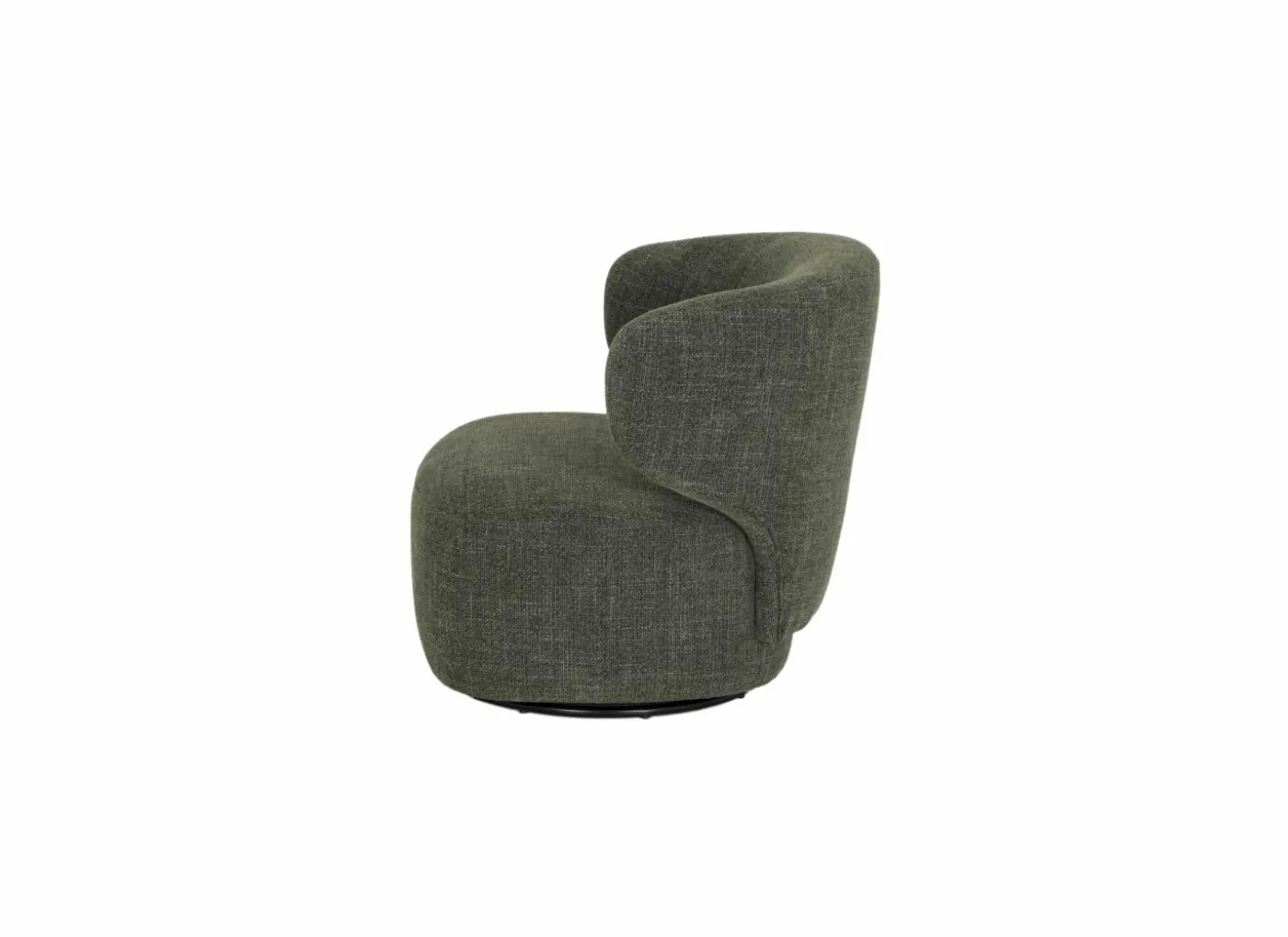 Draaifauteuil 80x81x70cm - katoen - chacha groen
