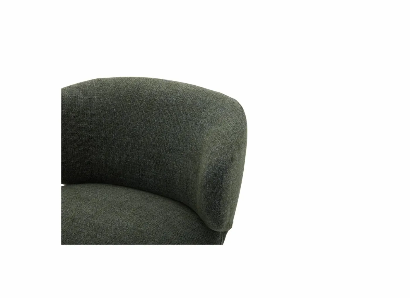 Draaifauteuil 80x81x70cm - katoen - chacha groen