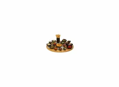Draaiplateau Lazy Susan Ø75cm - bamboe - naturel