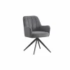 Draaistoel Bonzo 59x58x88cm - stof - antraciet