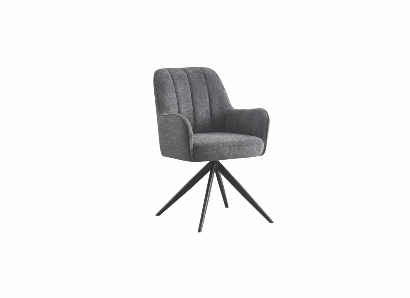 Draaistoel Bonzo 59x58x88cm - stof - antraciet