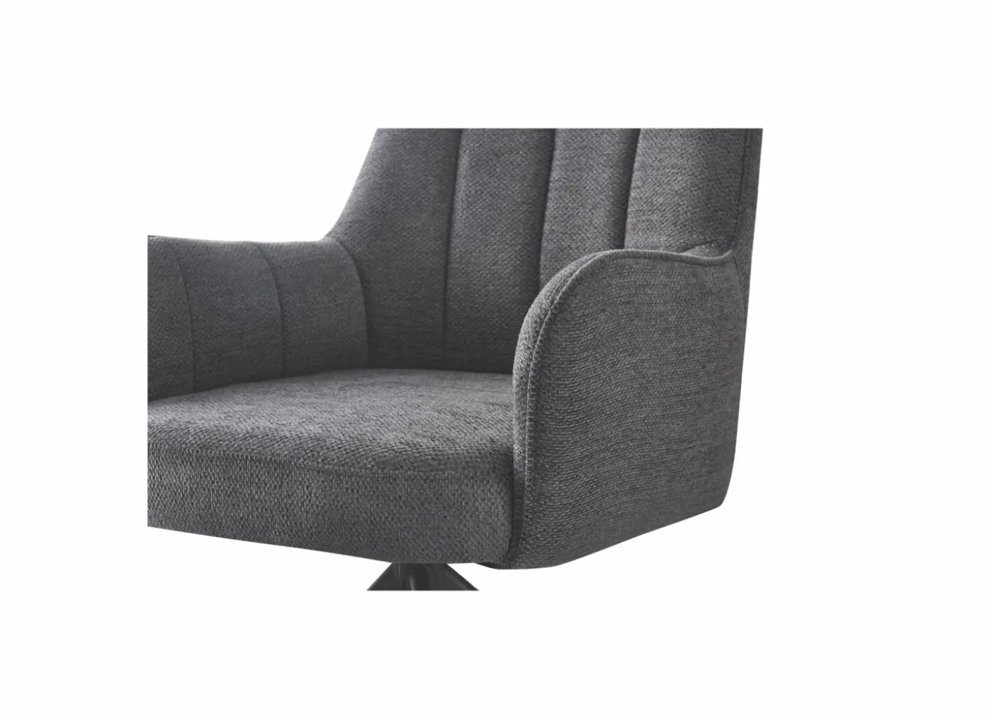 Draaistoel Bonzo 59x58x88cm - stof - antraciet