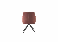 Draaistoel Bonzo 59x58x88cm - stof - rood