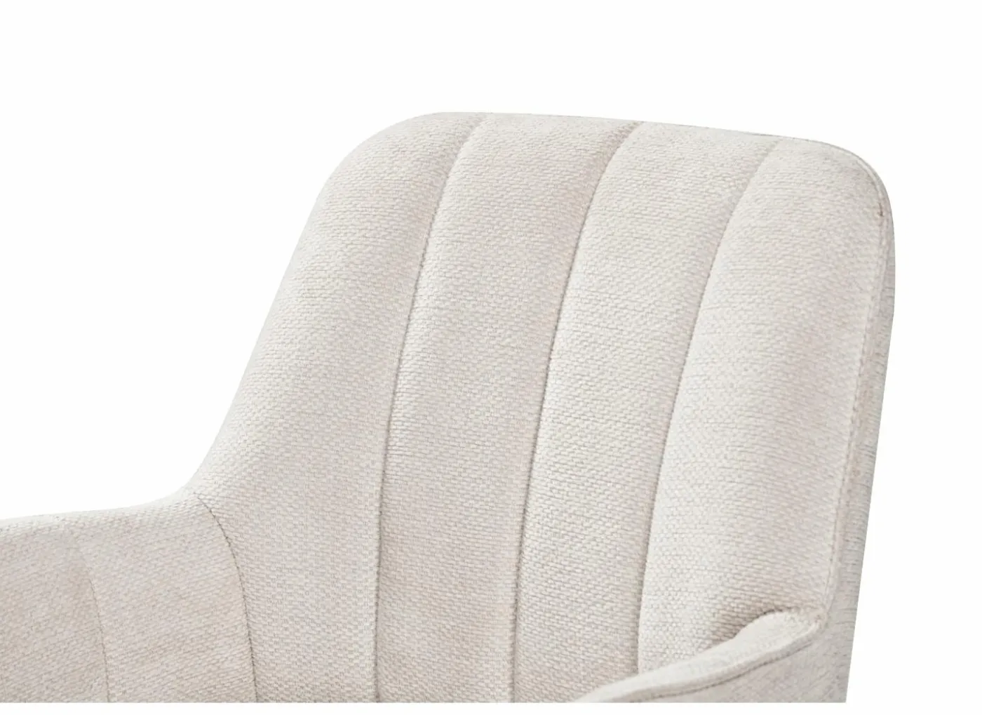 Draaistoel Bonzo 59x58x88cm - stof - wit