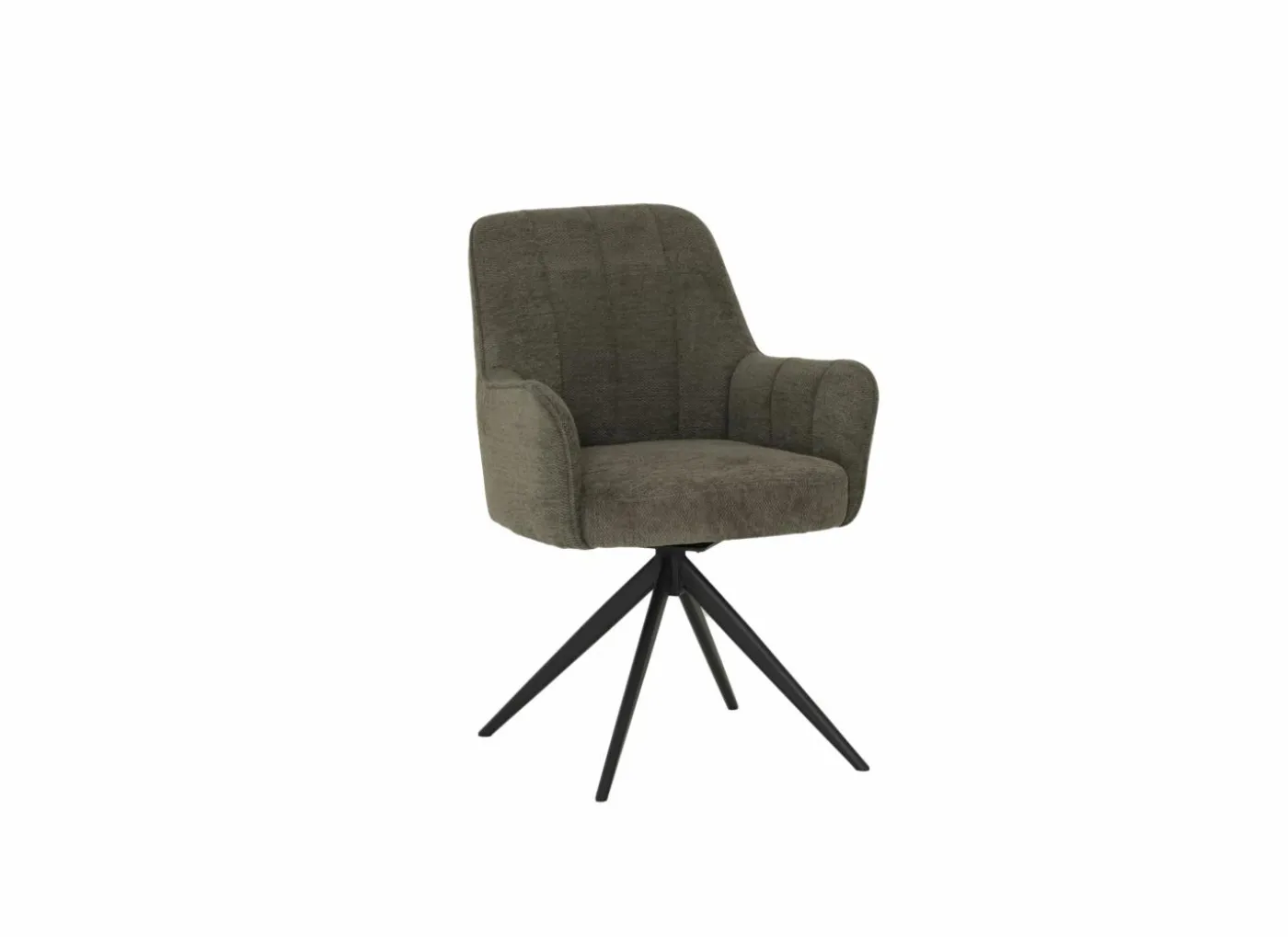 Draaistoel Bonzo 59x58x88cm - stof - groen