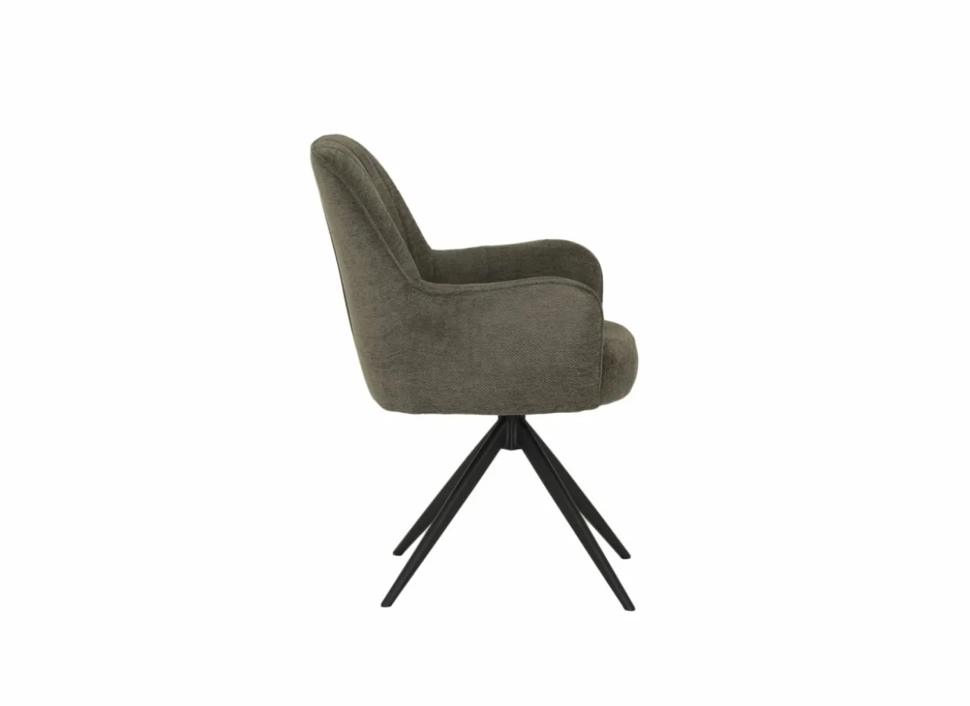 Draaistoel Bonzo 59x58x88cm - stof - groen