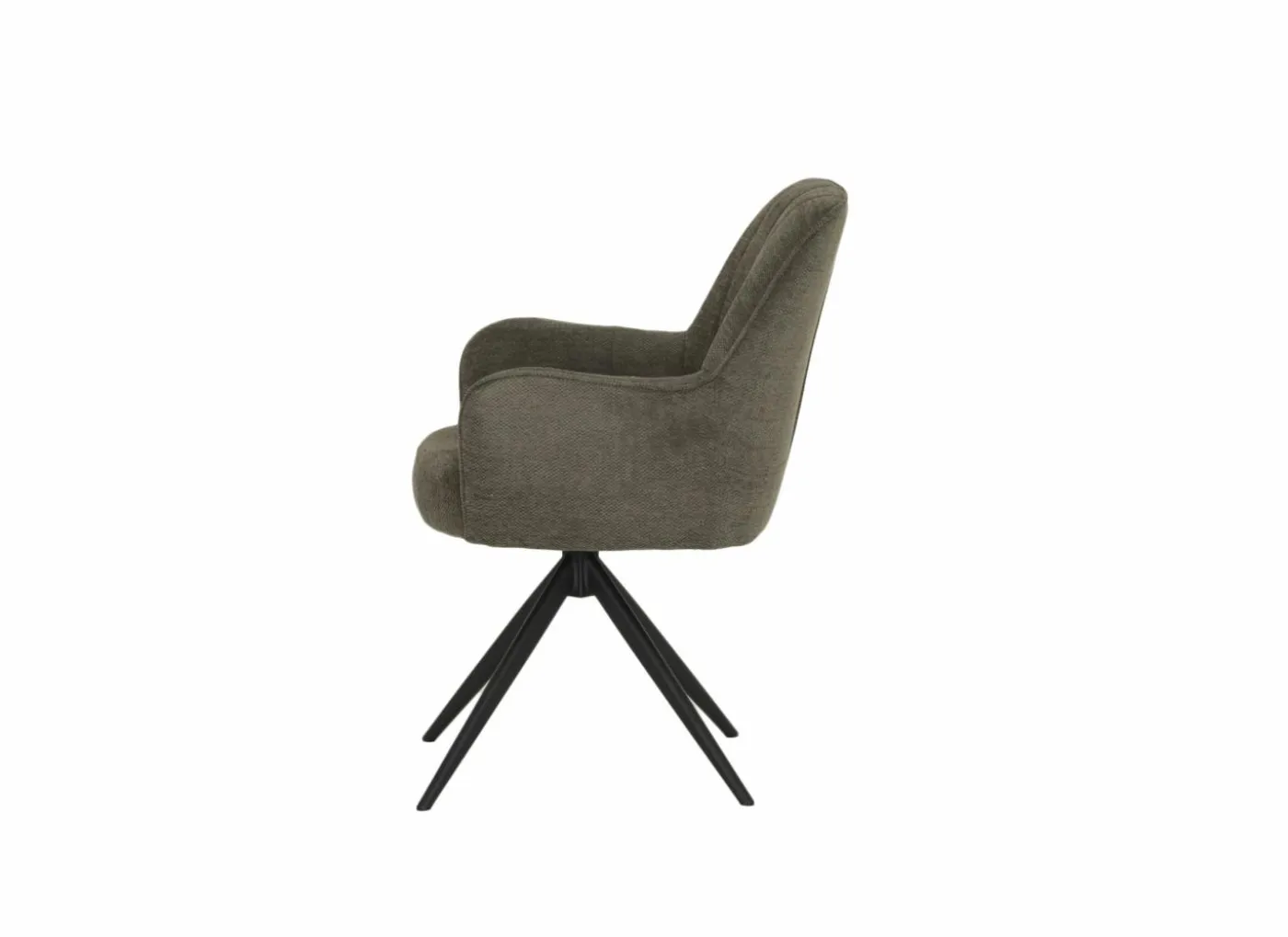 Draaistoel Bonzo 59x58x88cm - stof - groen