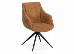 Draaistoel Colin stof - cognac