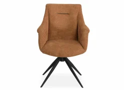 Draaistoel Colin stof - cognac