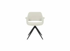Draaistoel Commander 58x58x77,5cm - stof - cream