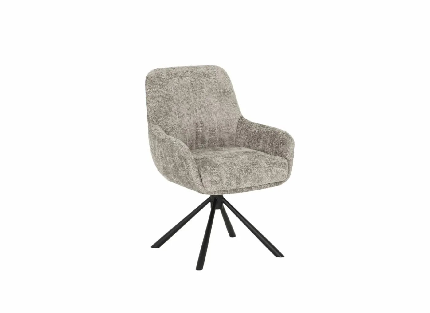 Draaistoel Jump 47x60x88cm - stof - lichtgrijs