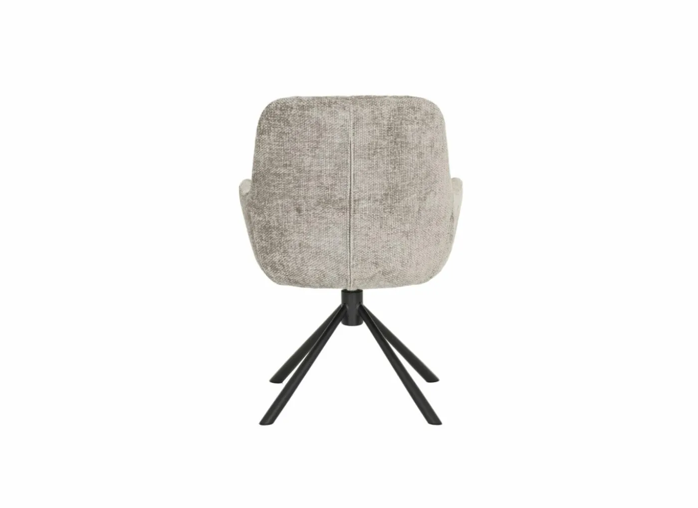 Draaistoel Jump 47x60x88cm - stof - lichtgrijs