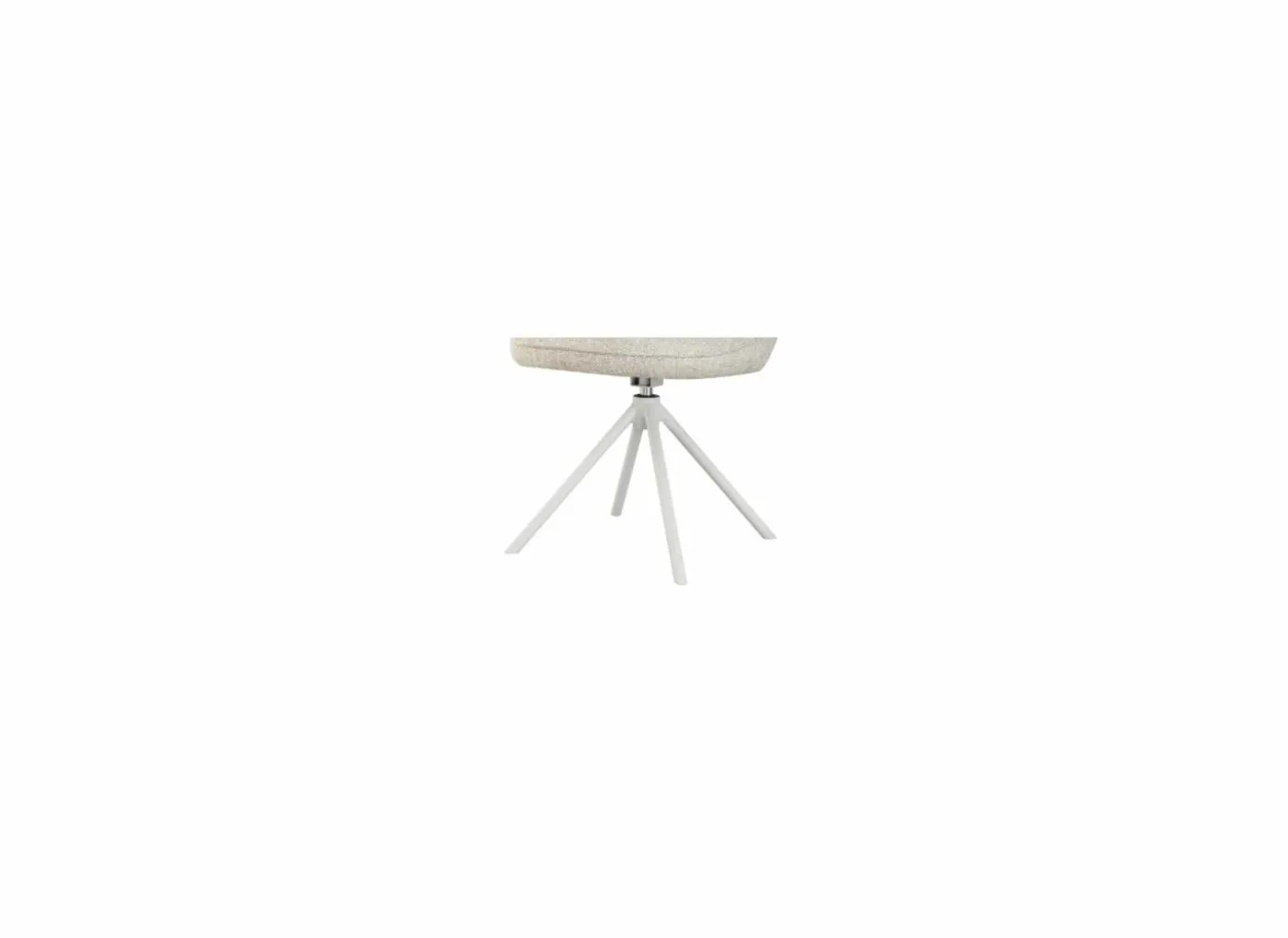 Draaistoel Kappa 55x49x85cm - stof - beige