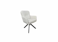 Draaistoel Kingsley 60x65x92,5cm - polyestervezel - beige