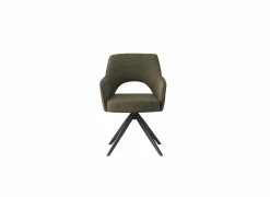 Draaistoel Mesa 55x48x84cm - stof - groen
