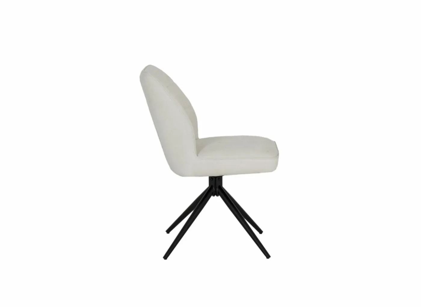Draaistoel Pareto 48x63x83,5cm - stof - beige