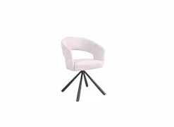 Draaistoel Robin 60x56x79,5cm - stof - beige