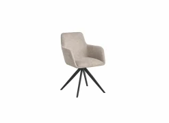 Draaistoel Sirius 57x60x83cm - stof - beige
