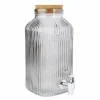 Drankdispenser Raya 3,35L - glas - grijs