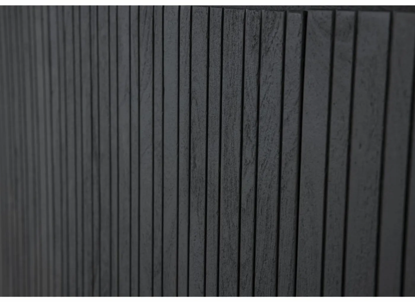 Dressoir Aquilano 225cm - acacia massief - zwart
