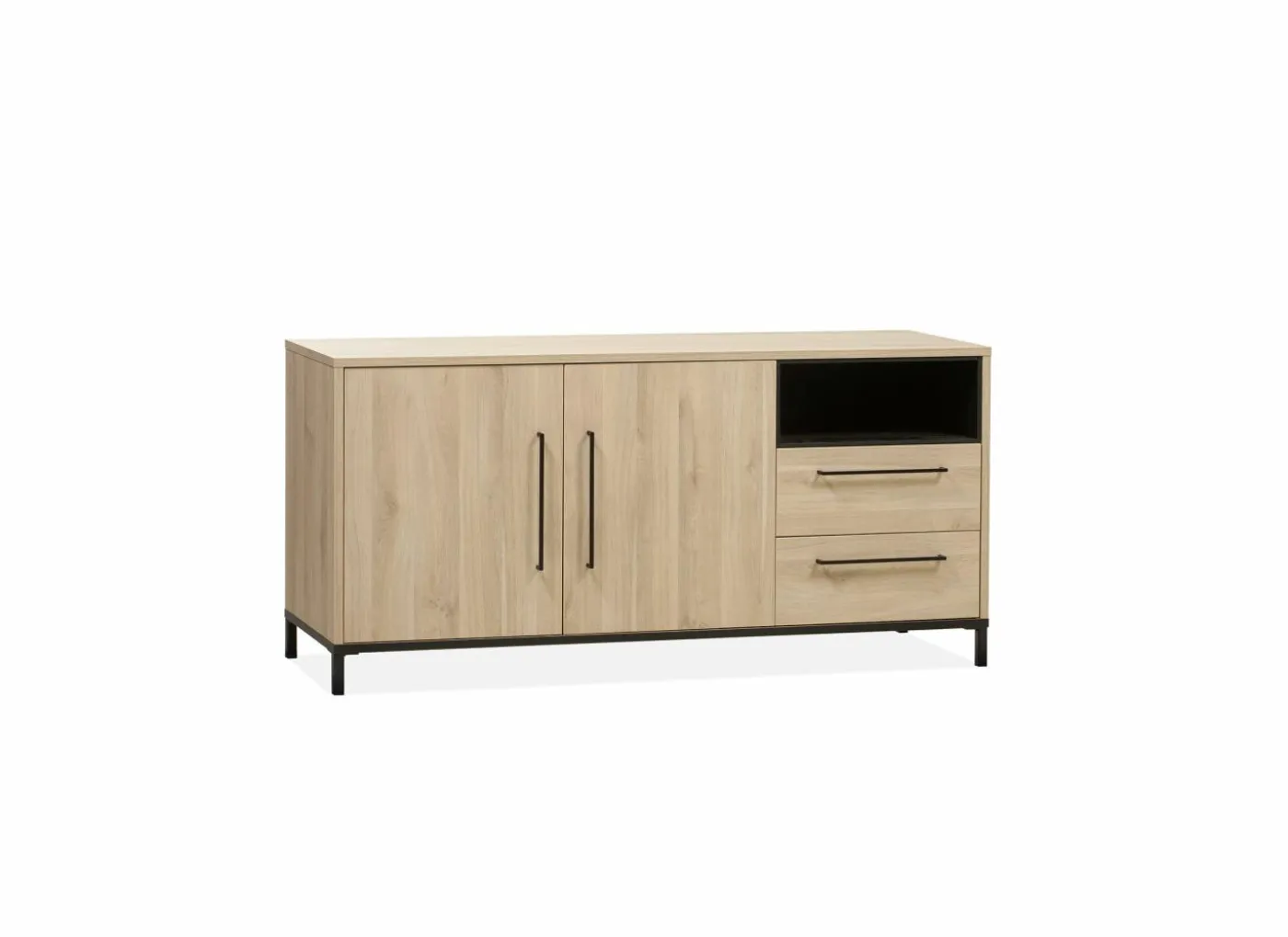 Dressoir Bridge 166cm - lamulux - fresh oak & old piano