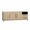 Dressoir Bridge 219cm - lamulux - fresh oak & old piano