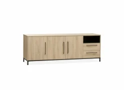 Dressoir Bridge 219cm - lamulux - fresh oak & old piano