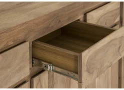 Dressoir Carbone 150cm - sheesham massief & decor - naturel