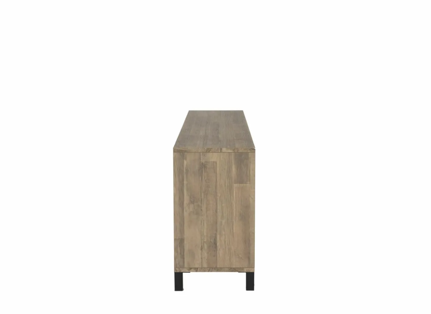 Dressoir 238cm - decor - old teak & matt black