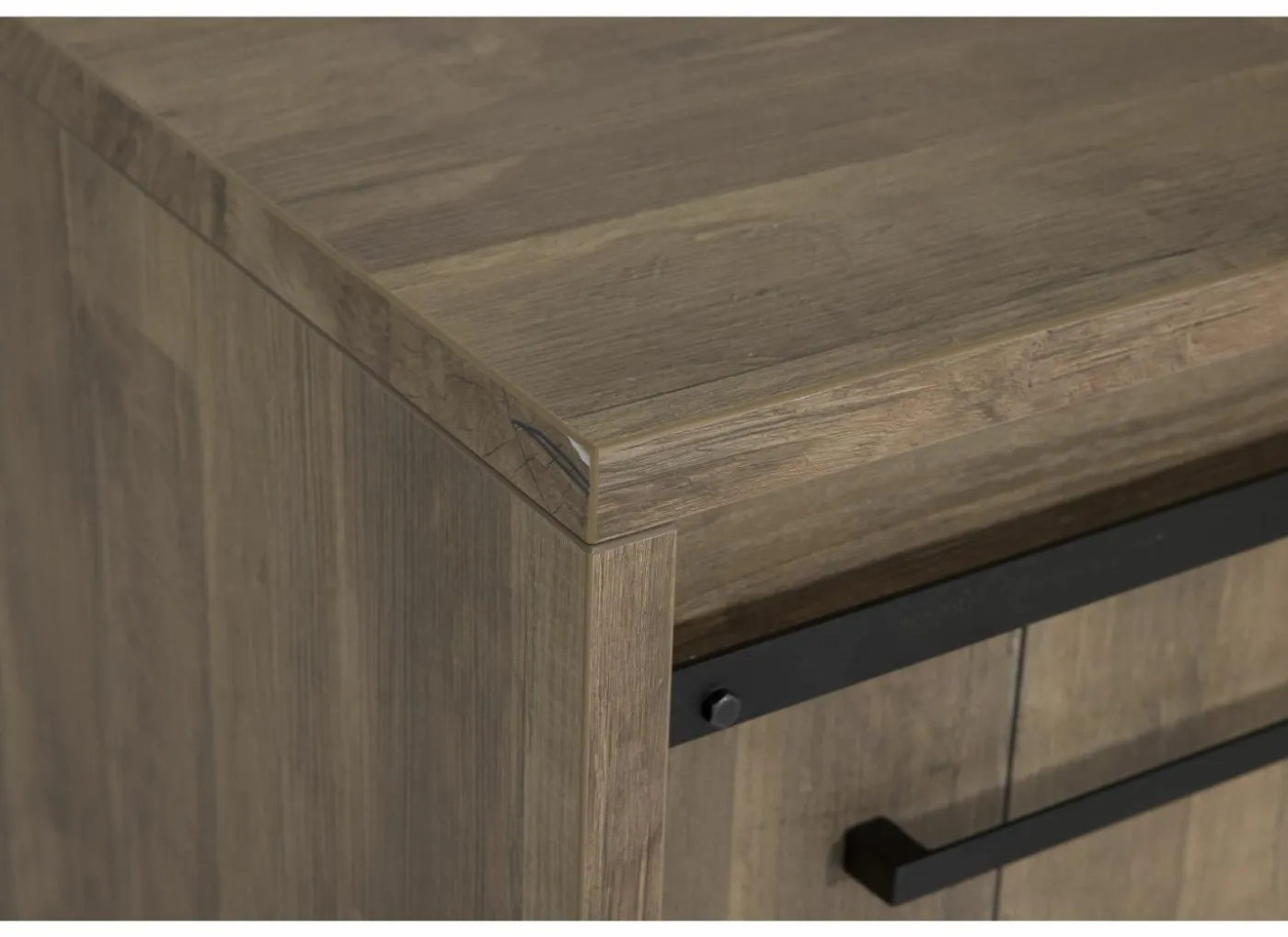 Dressoir 238cm - decor - old teak & matt black