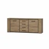 Dressoir Elio 220cm - melamine - French oak