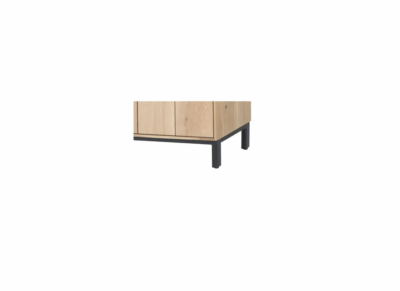 Dressoir Polar 250cm - eik massief & decor - naturel
