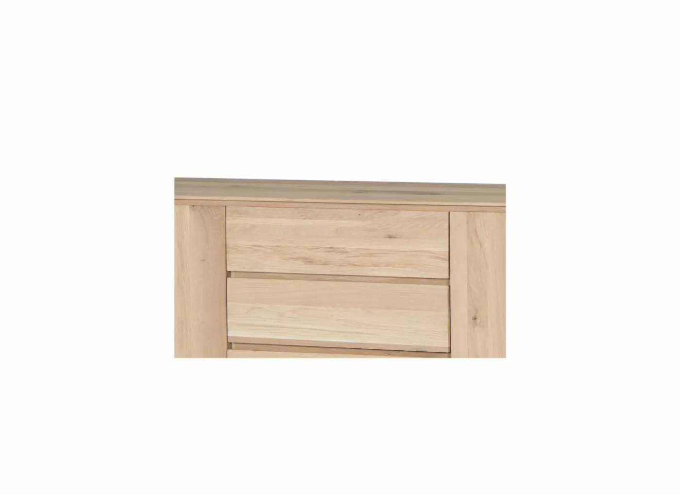 Dressoir Polar 250cm - eik massief & decor - naturel