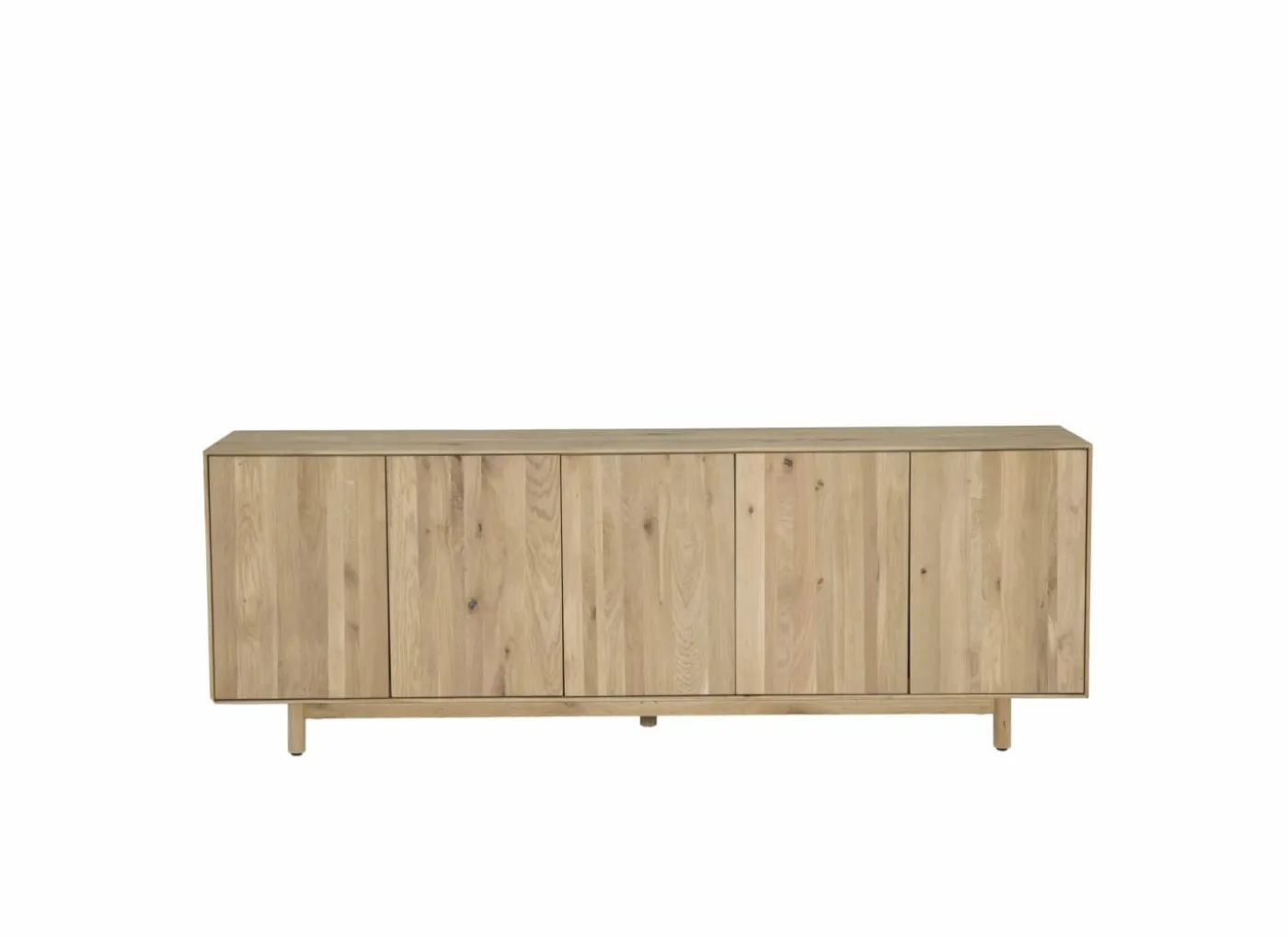 Dressoir Summer 243cm - eik massief & decor - naturel