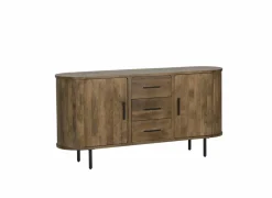 Dressoir Zeppelin 180cm - mango massief - walnoot