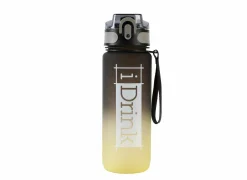 Drinkfles Tritan 75cl - kunststof - zwart & geel
