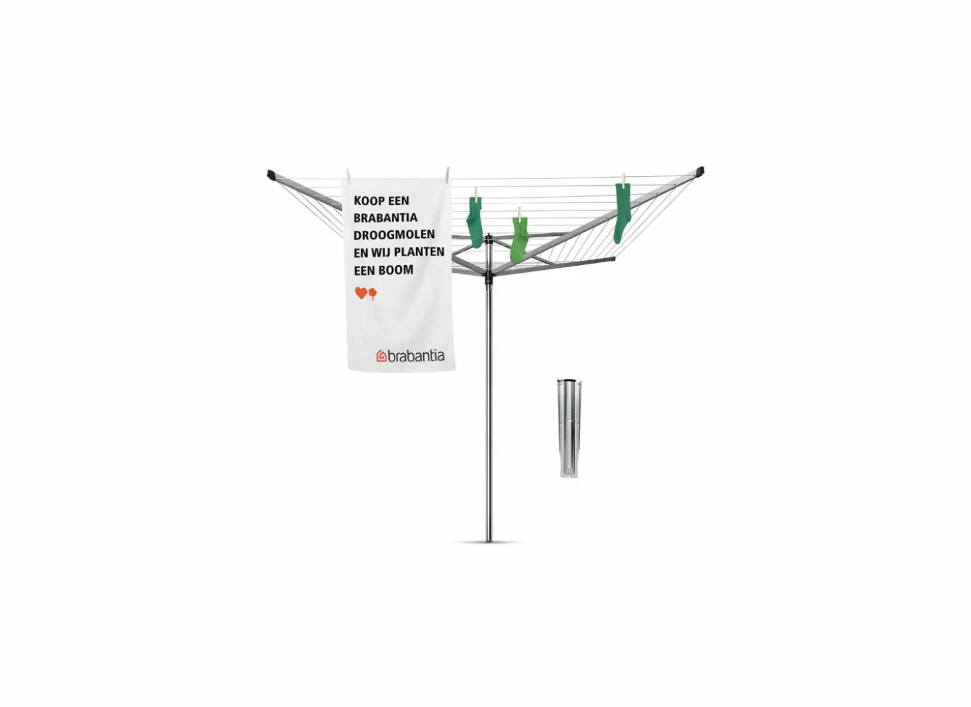Droogmolen Topspinner Brabantia 60m