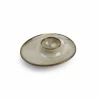 Eierdopje Ceres Ø12cm - porselein - grijs