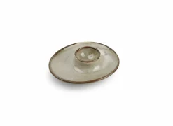Eierdopje Ceres Ø12cm - porselein - grijs