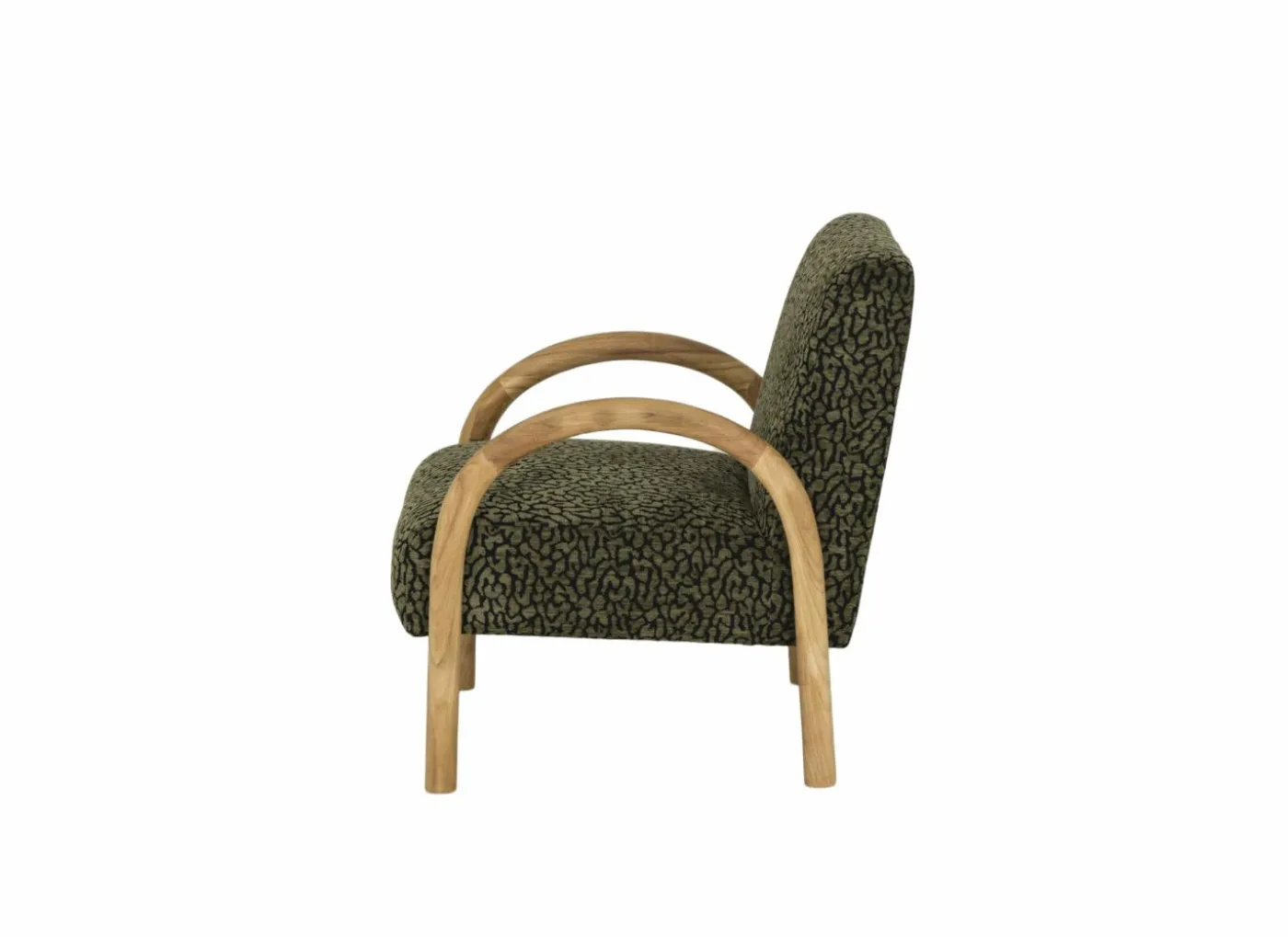 Fauteuil Boogie 66,7x77x78,5cm - polyestervezel - groen