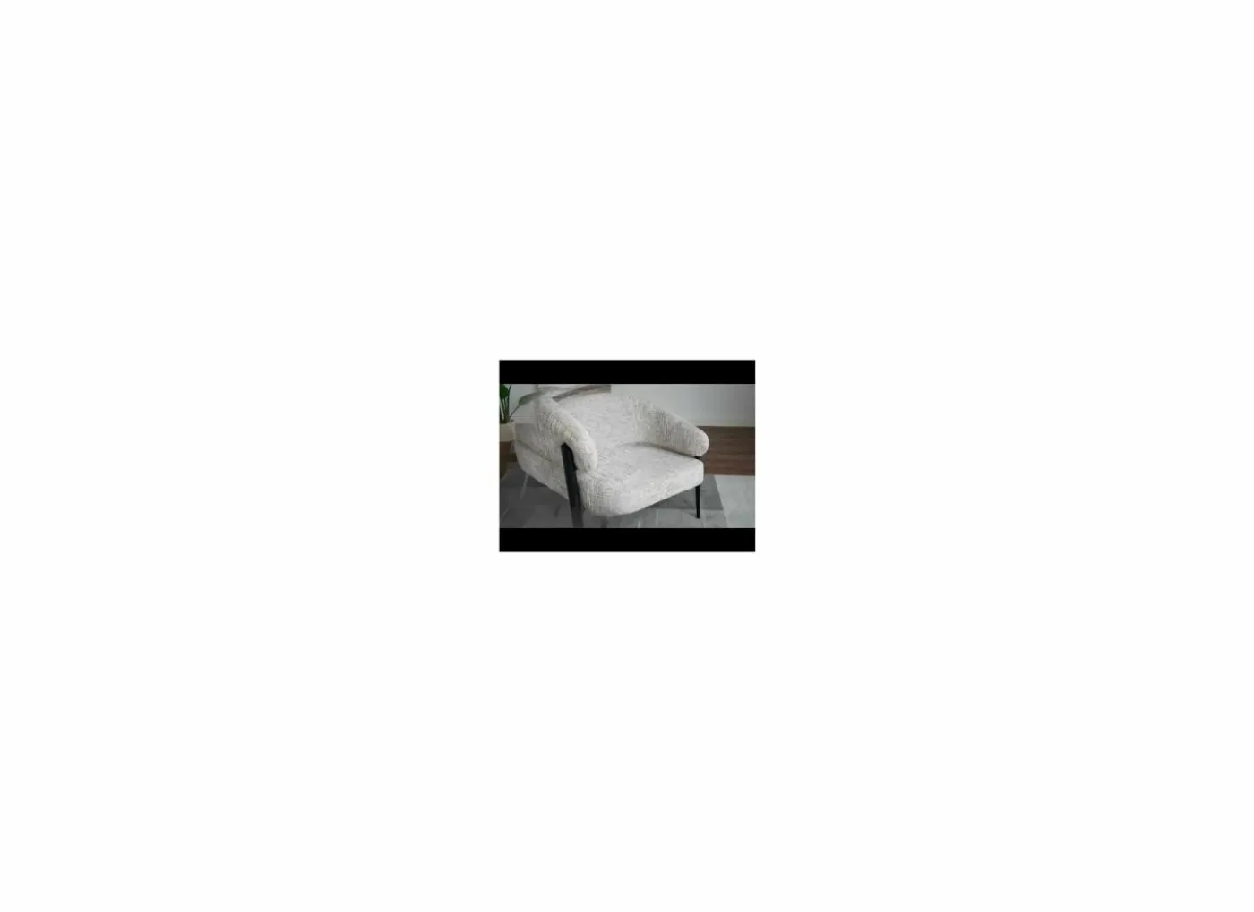 Fauteuil Gozo 72,5x73x75cm - ribfluweel - taupe
